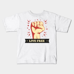 live free or die Kids T-Shirt